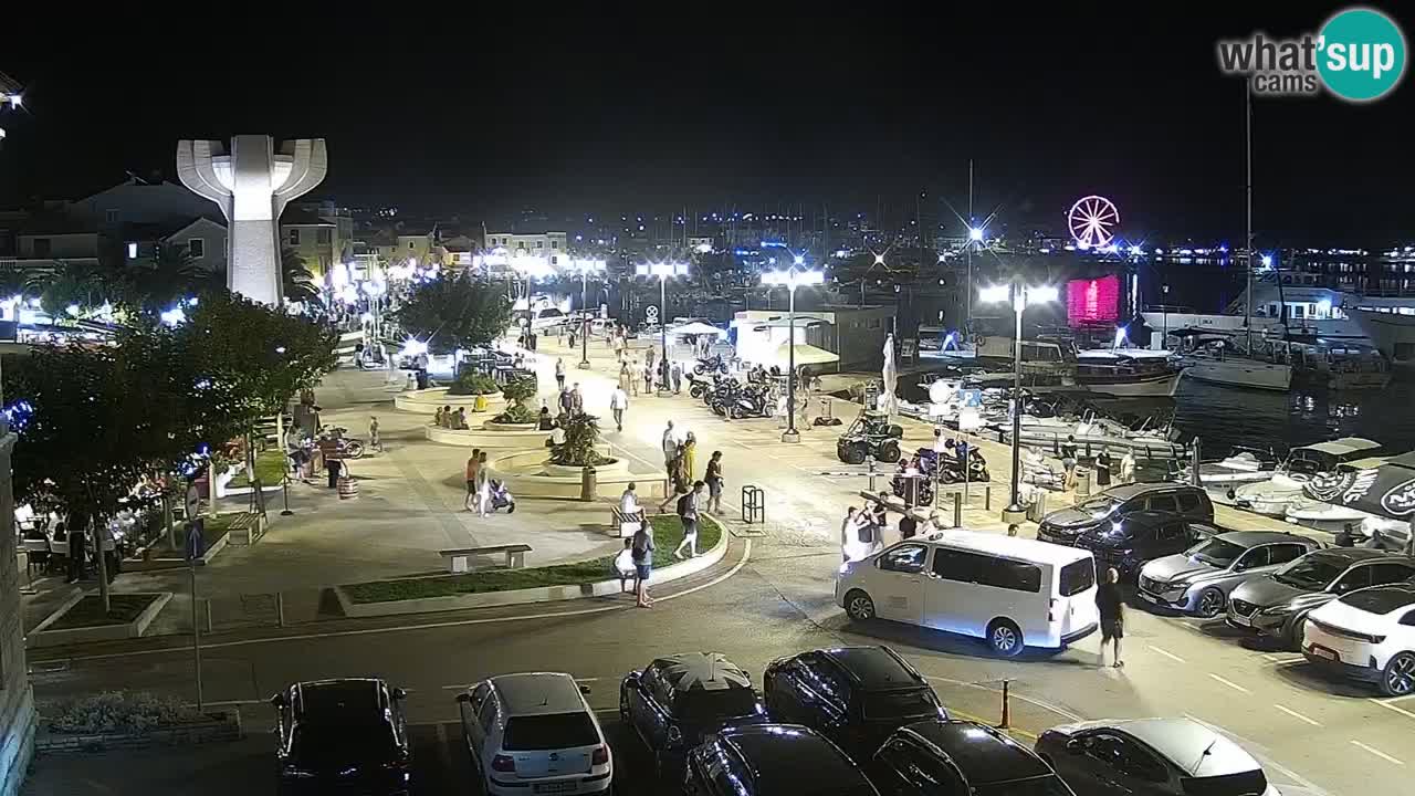Vodice livecam – marina e il lungomare