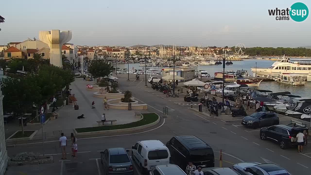 Vodice web kamera – marina i riva