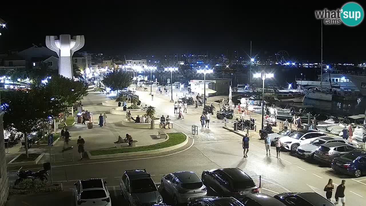 Vodice webcam live – front de mer