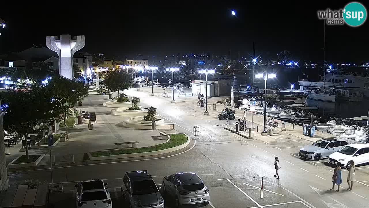 Vodice webcam – marina i meer