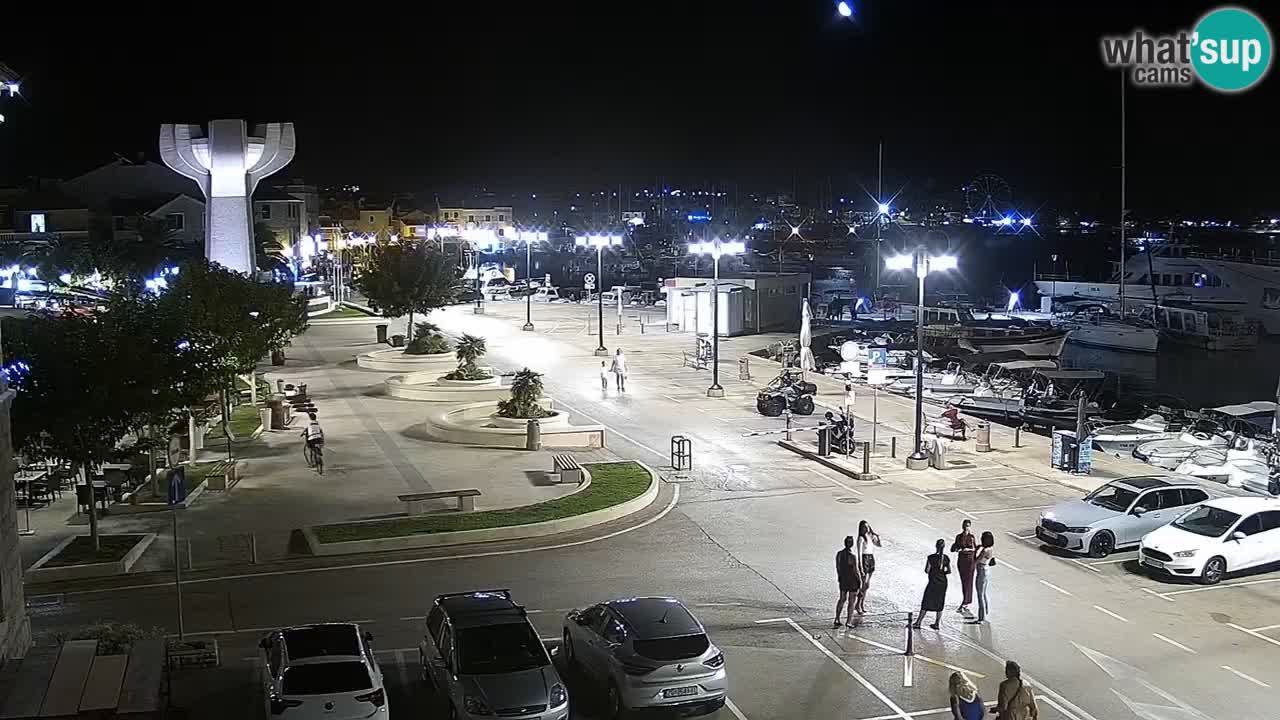 Vodice web kamera – marina i riva