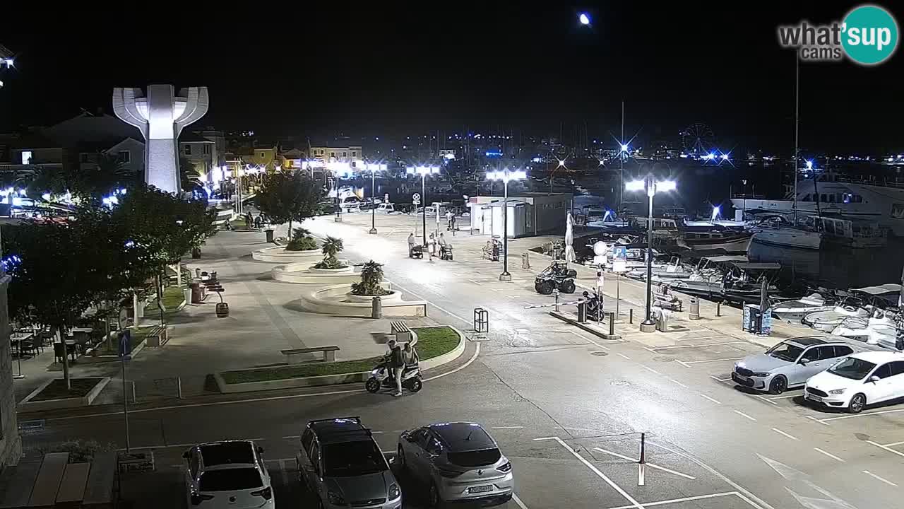Vodice webcam live – front de mer
