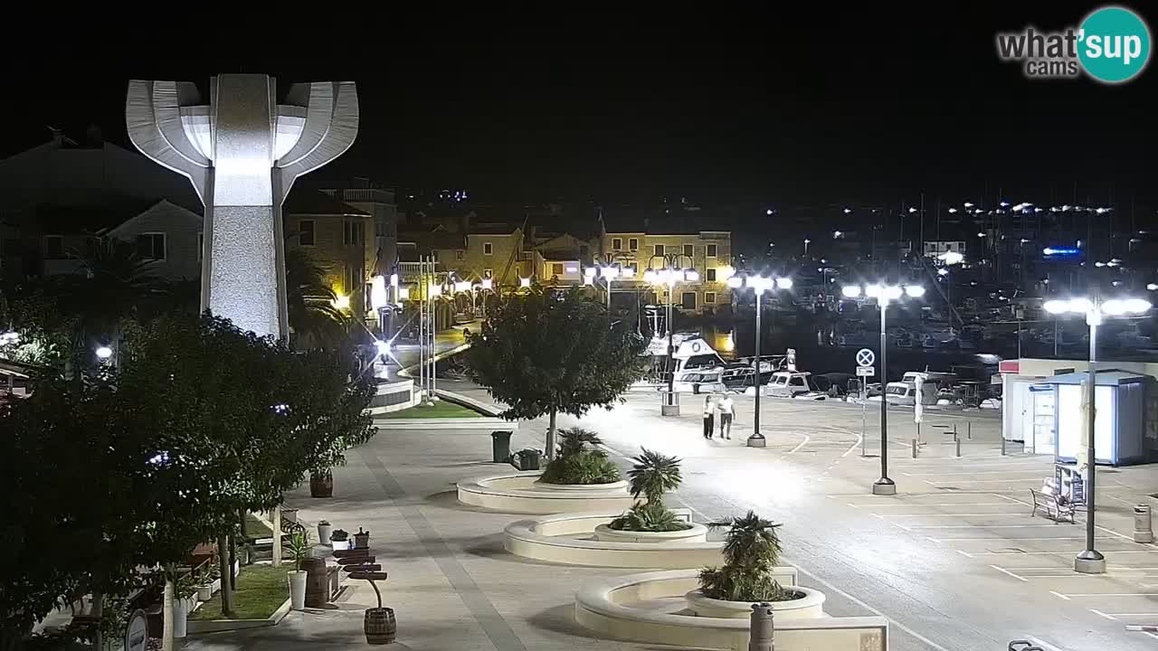 Vodice webcam live – front de mer