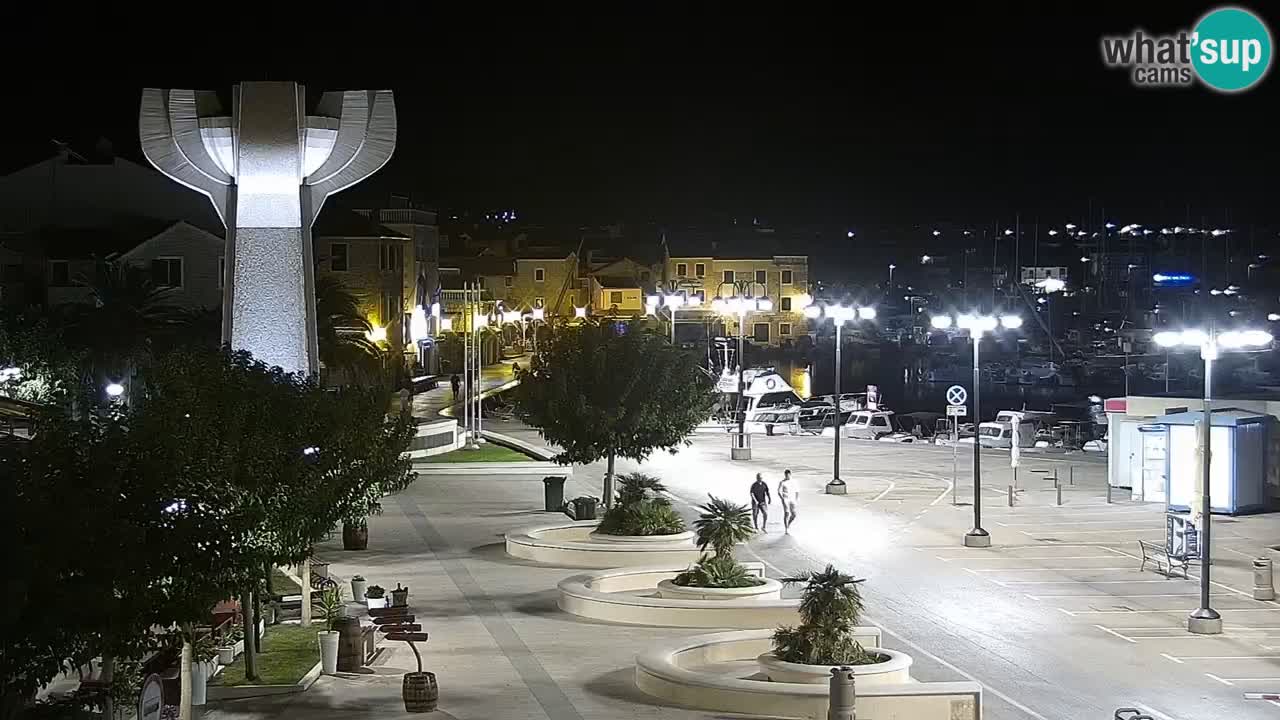Vodice webcam live – front de mer
