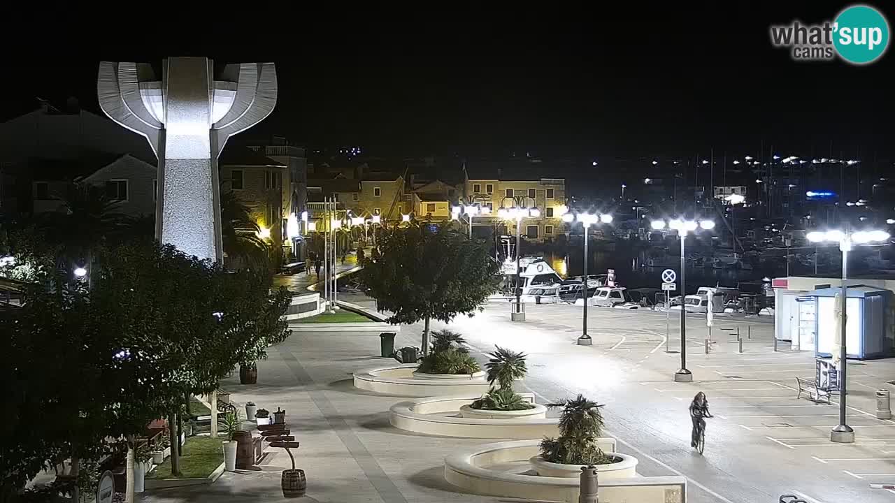 Vodice webcam live – front de mer