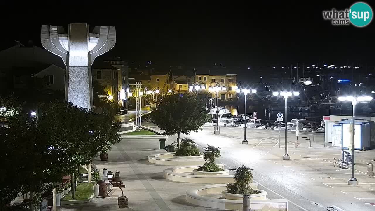 Vodice webcam live – front de mer