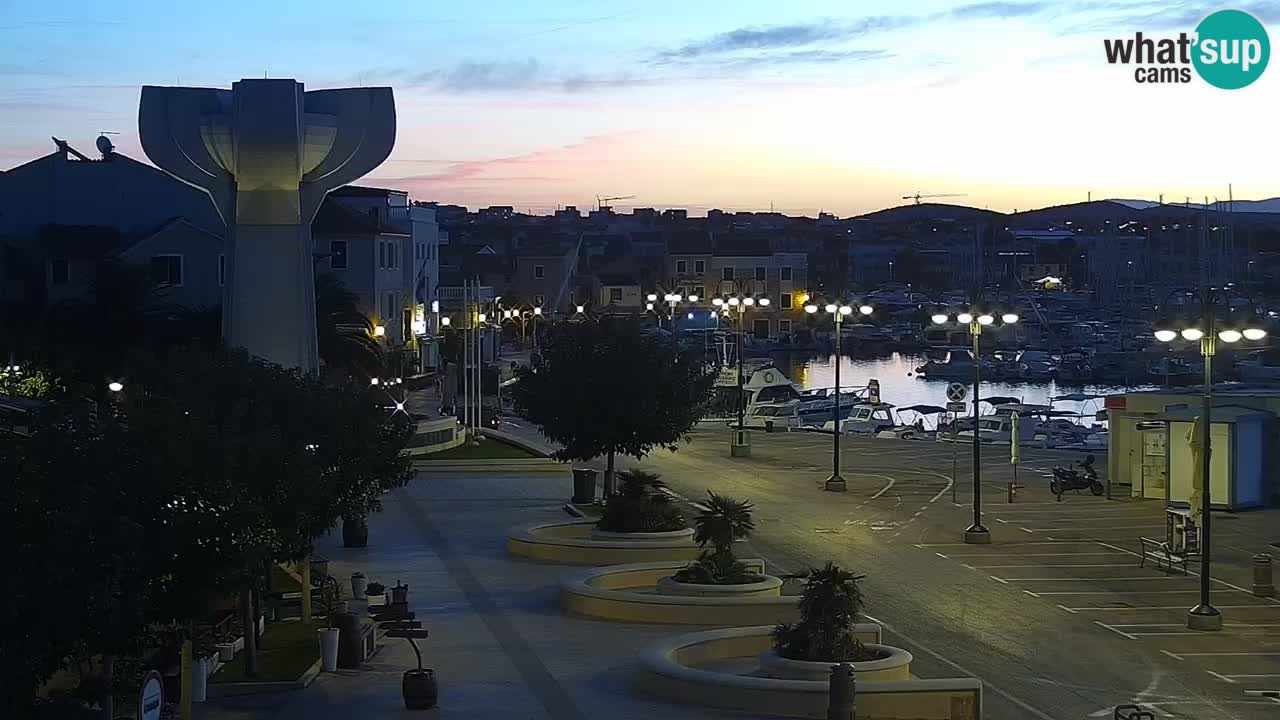 Vodice webcam live – front de mer