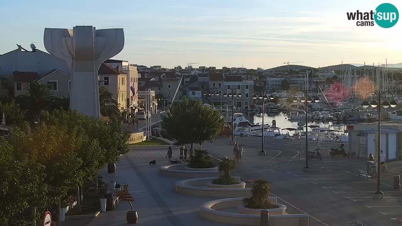 Vodice webcam – marina i meer