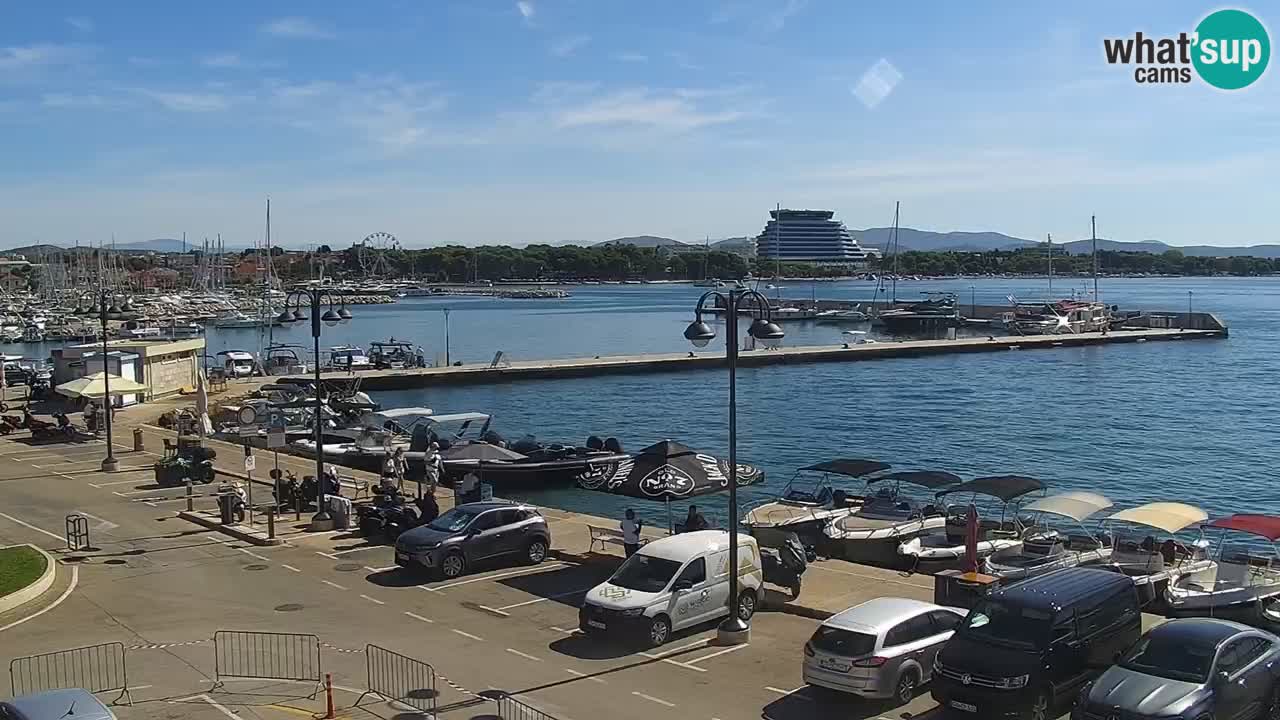 Vodice web kamera – marina i riva