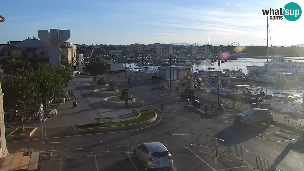 Vodice web kamera – marina i riva