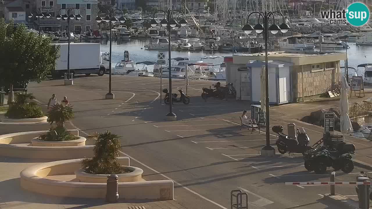 Vodice webcam live – front de mer