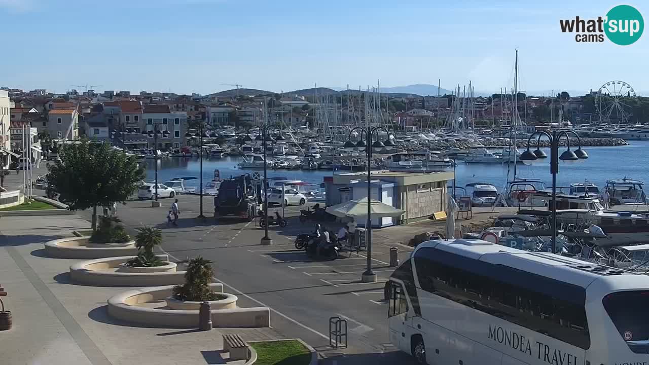 Vodice web kamera – marina i riva