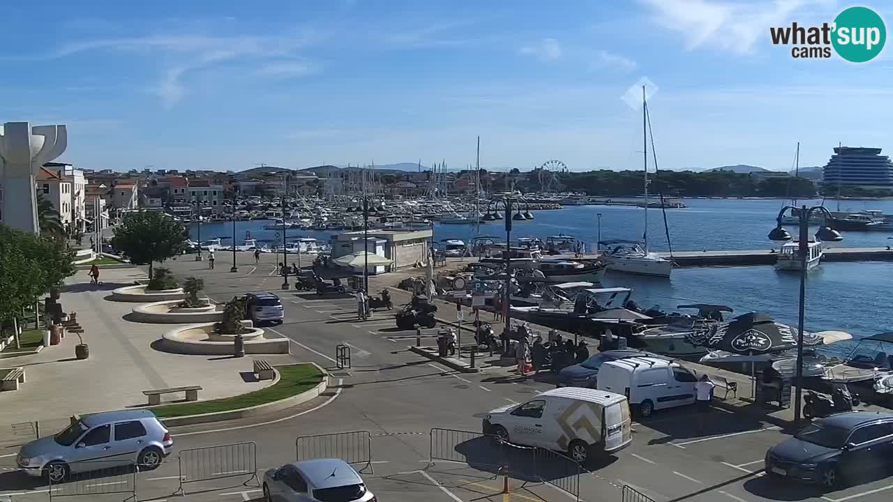Vodice web kamera – marina i riva