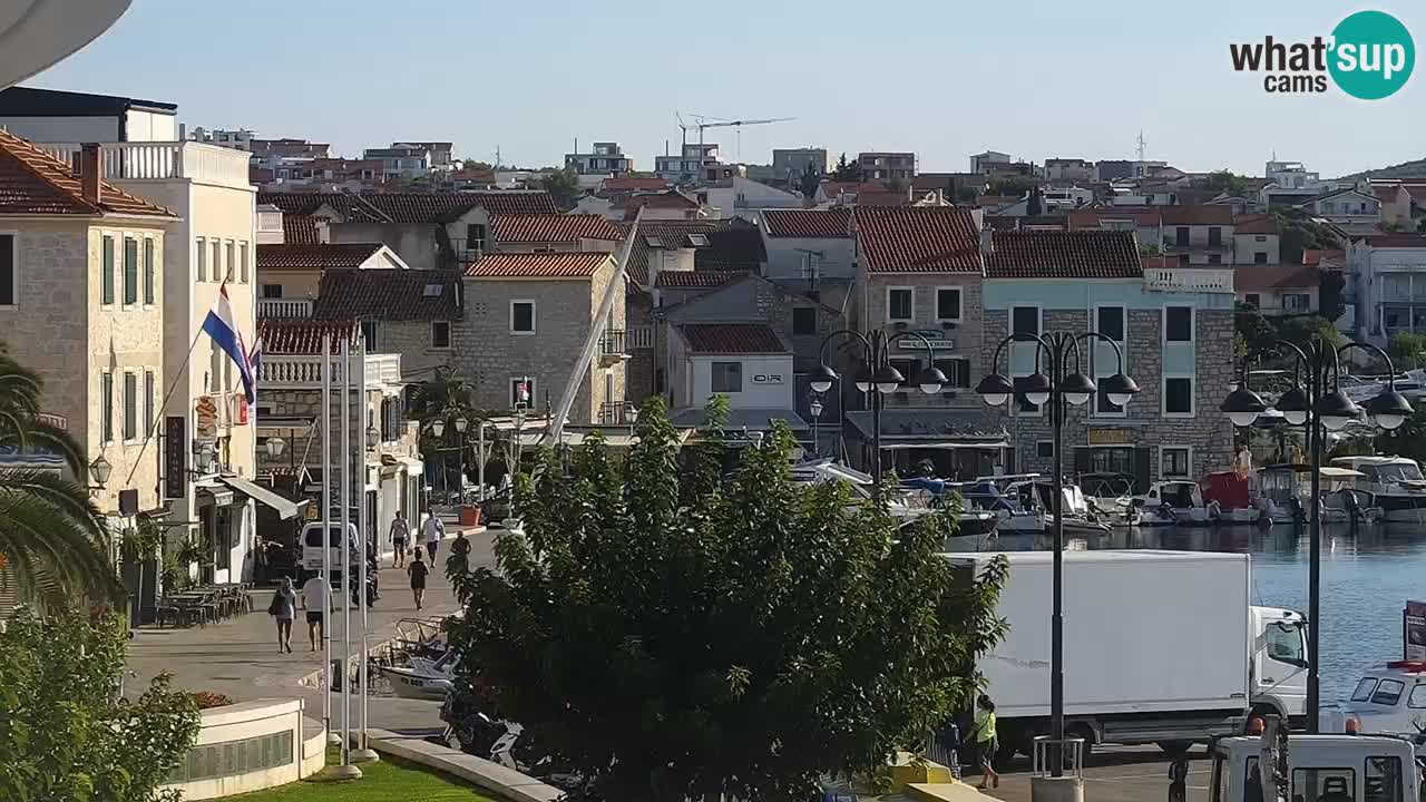 Vodice web kamera – marina i riva