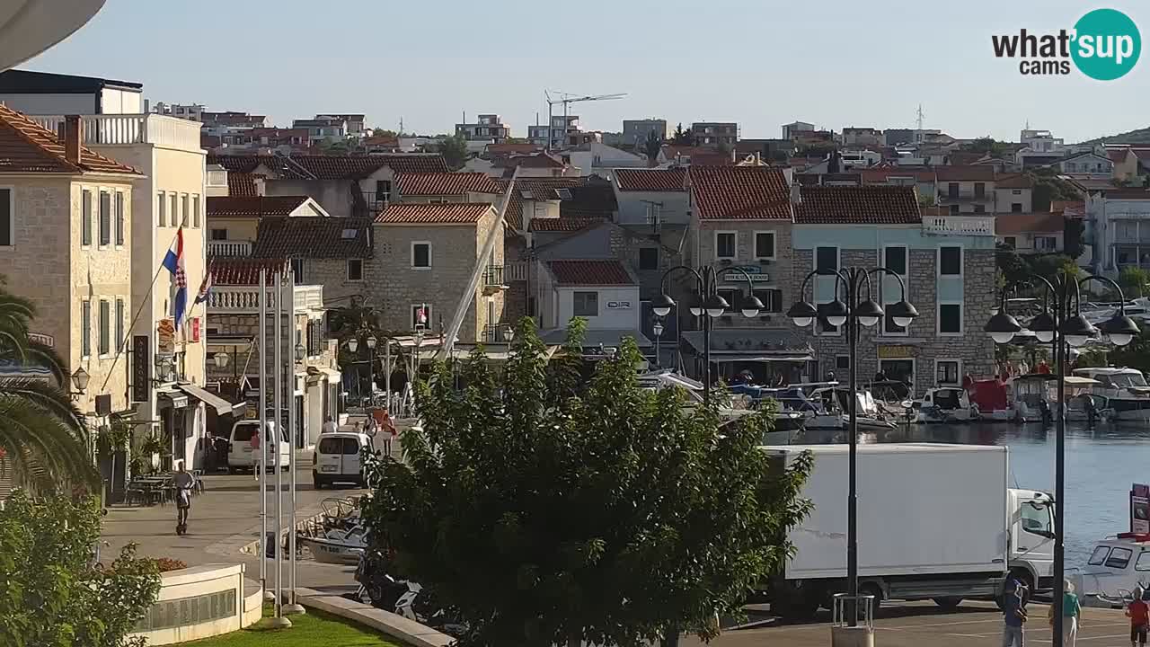 Vodice webcam live – front de mer