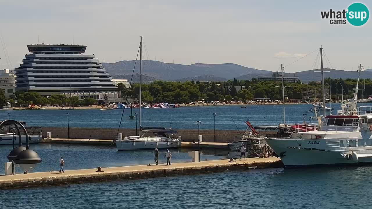 Vodice Live webcam – marina and seafront