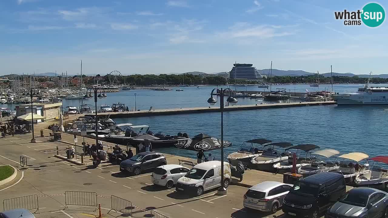 Vodice spletna kamera – marina in riva