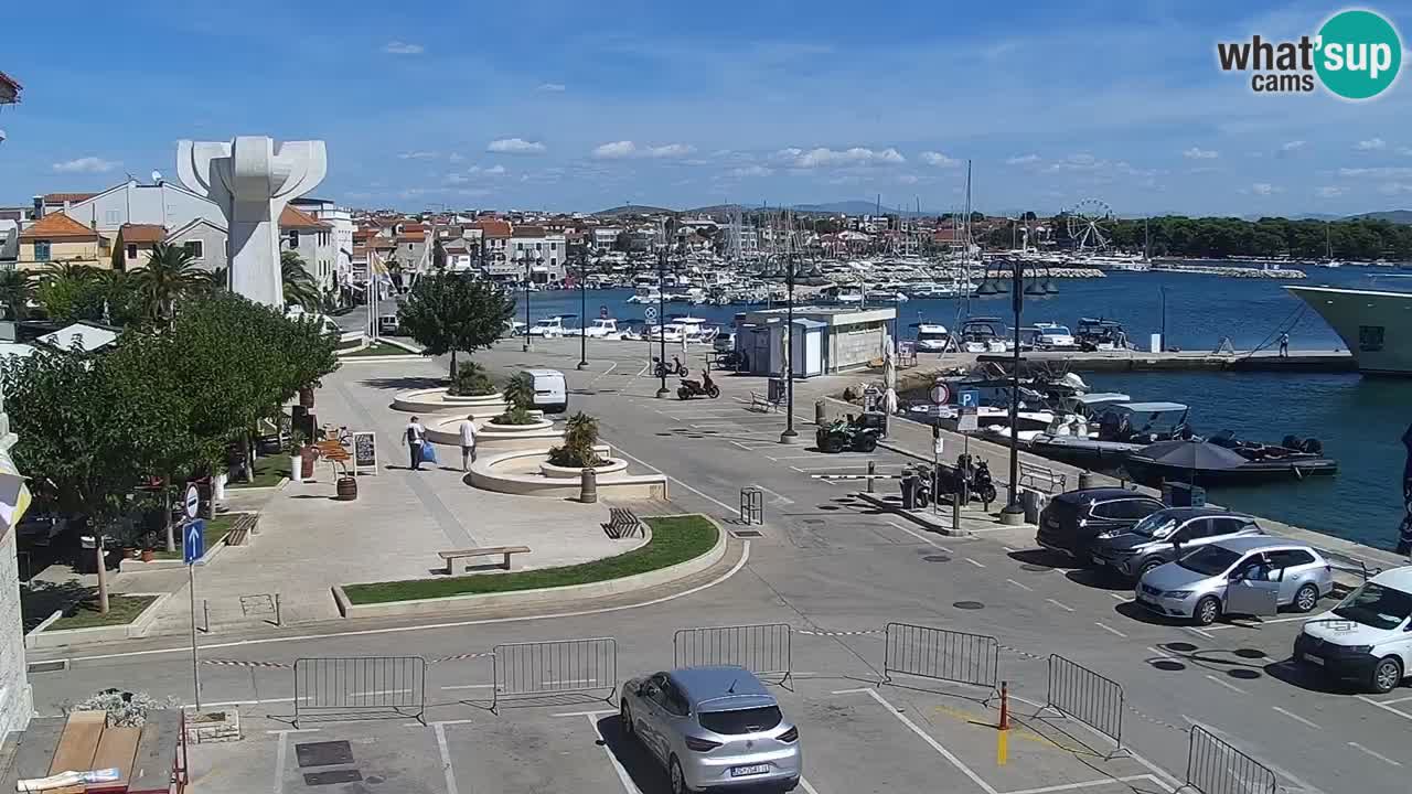 Vodice web kamera – marina i riva