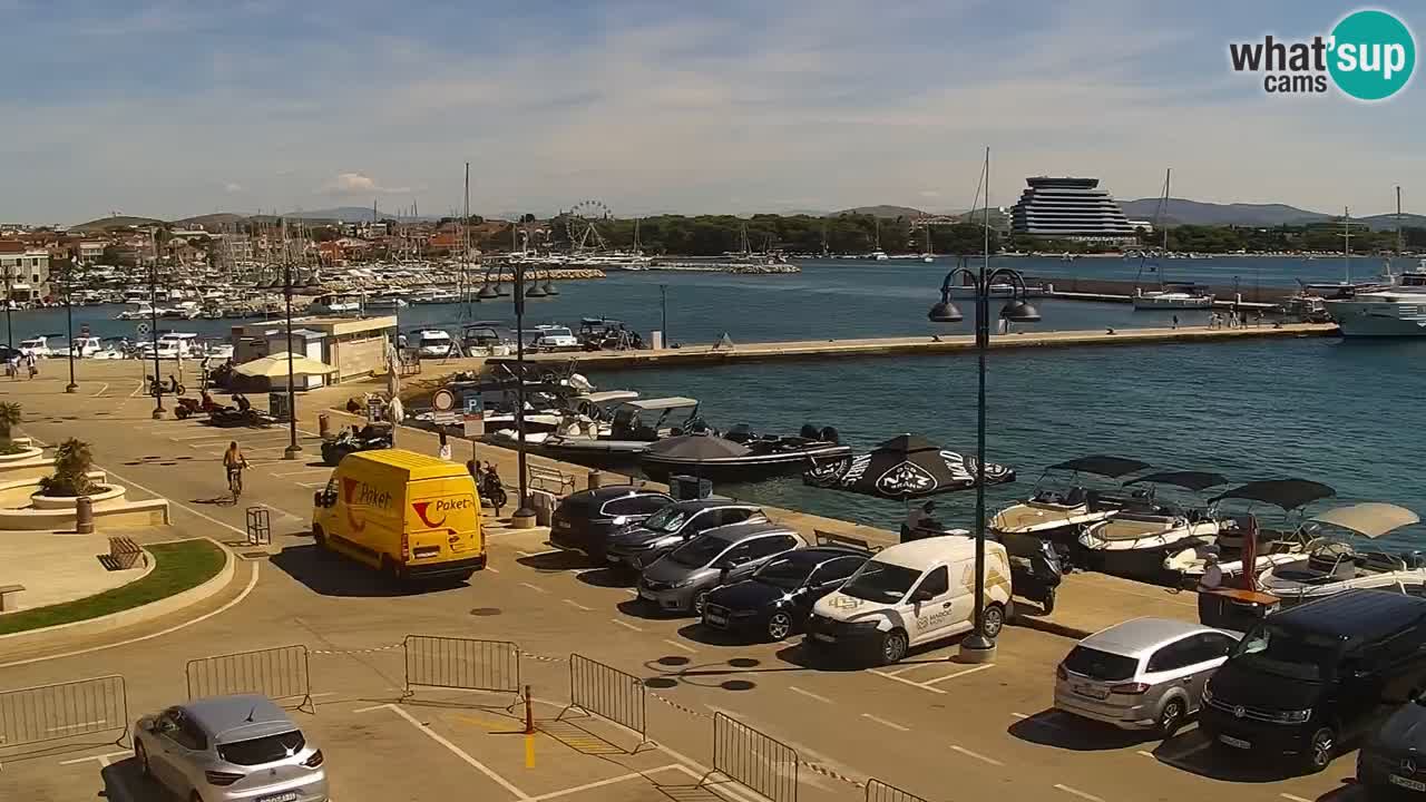 Vodice spletna kamera – marina in riva