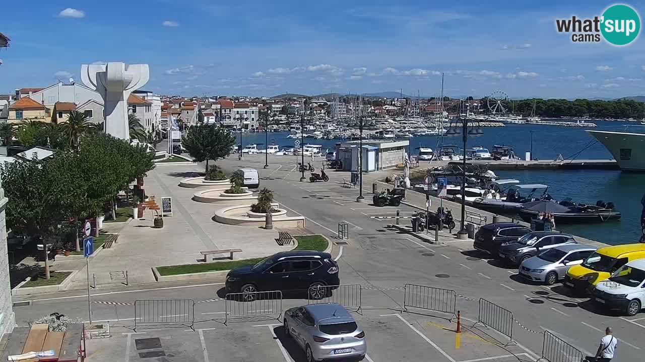 Vodice webcam live – front de mer