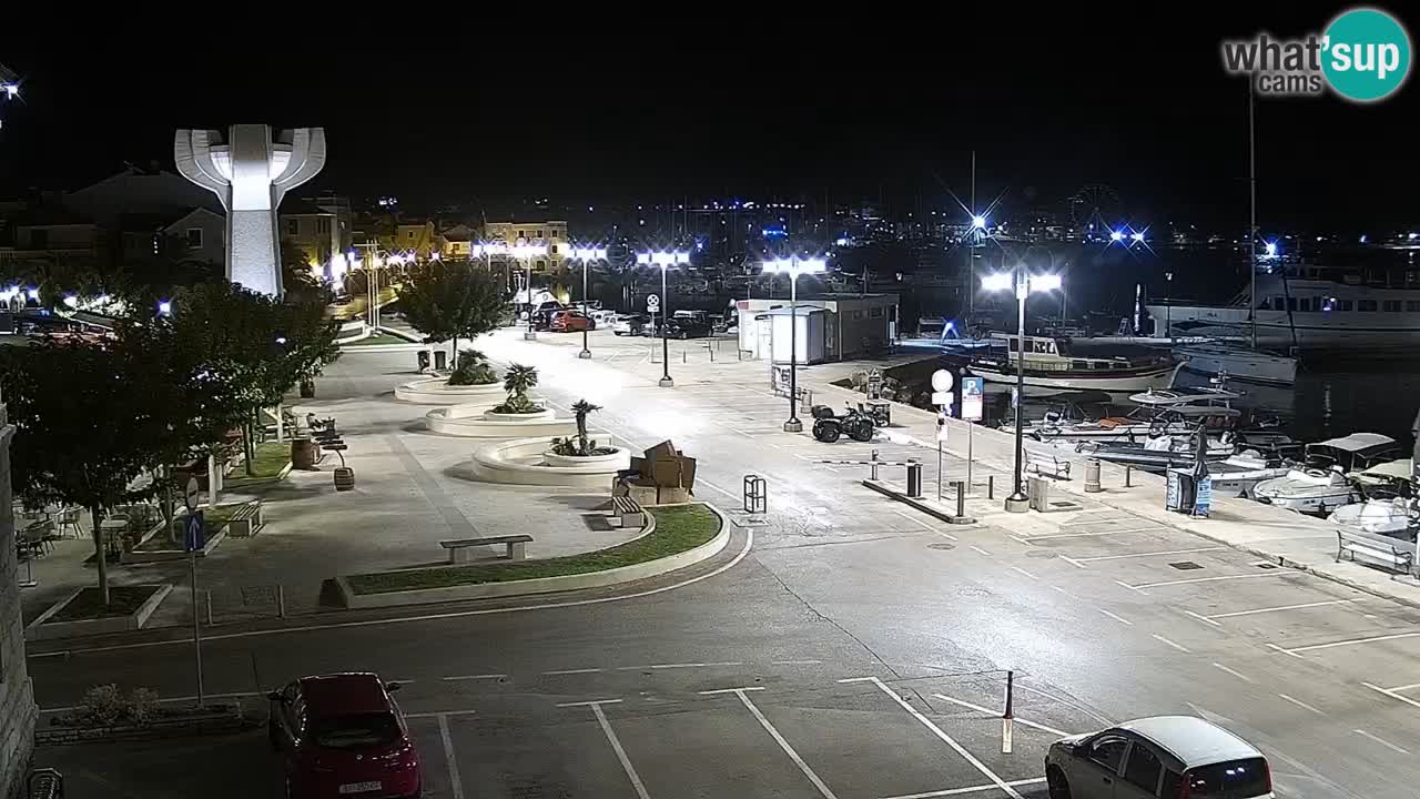 Vodice web kamera – marina i riva