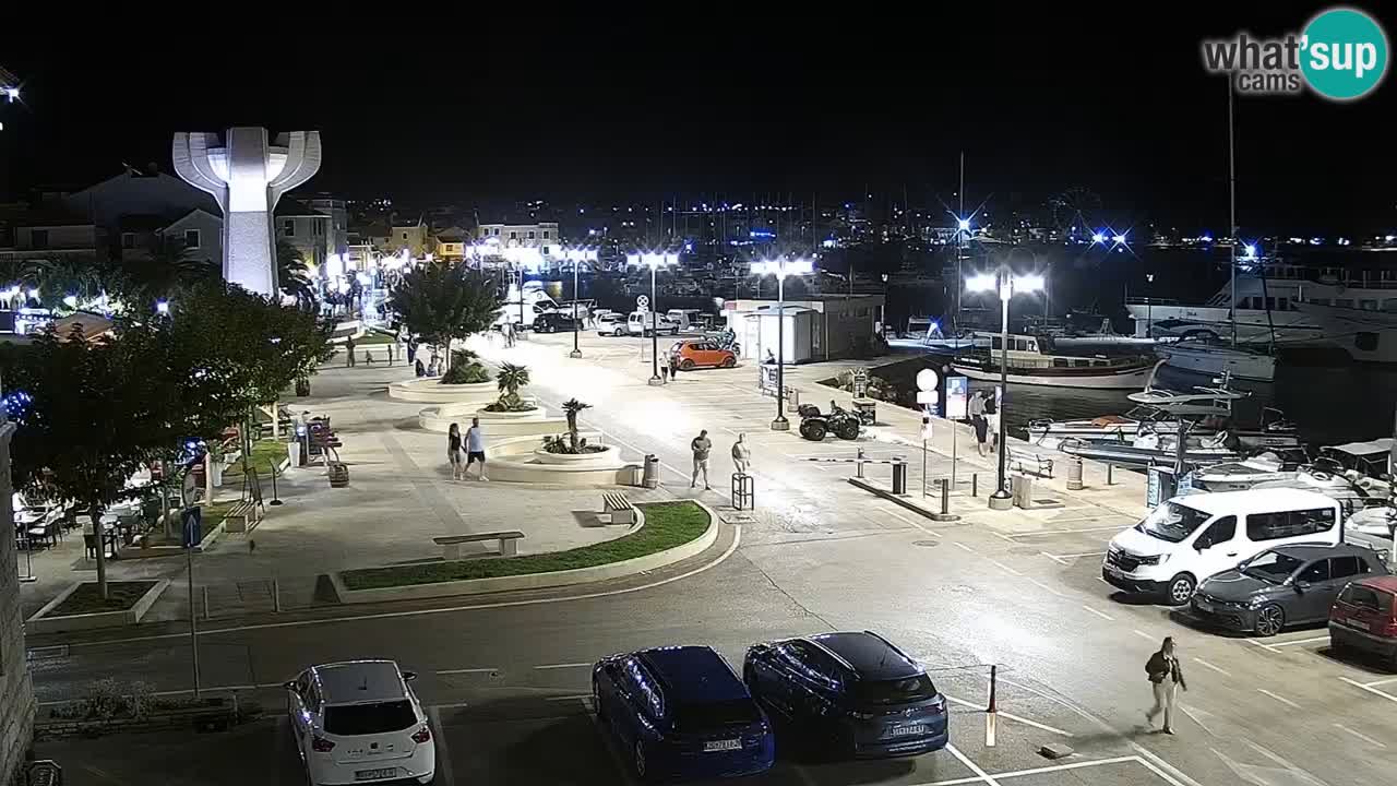 Vodice webcam live – front de mer