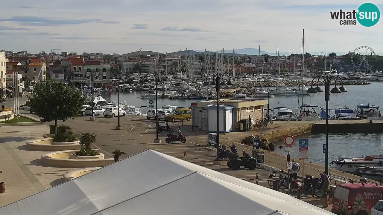 Vodice webcam live – front de mer