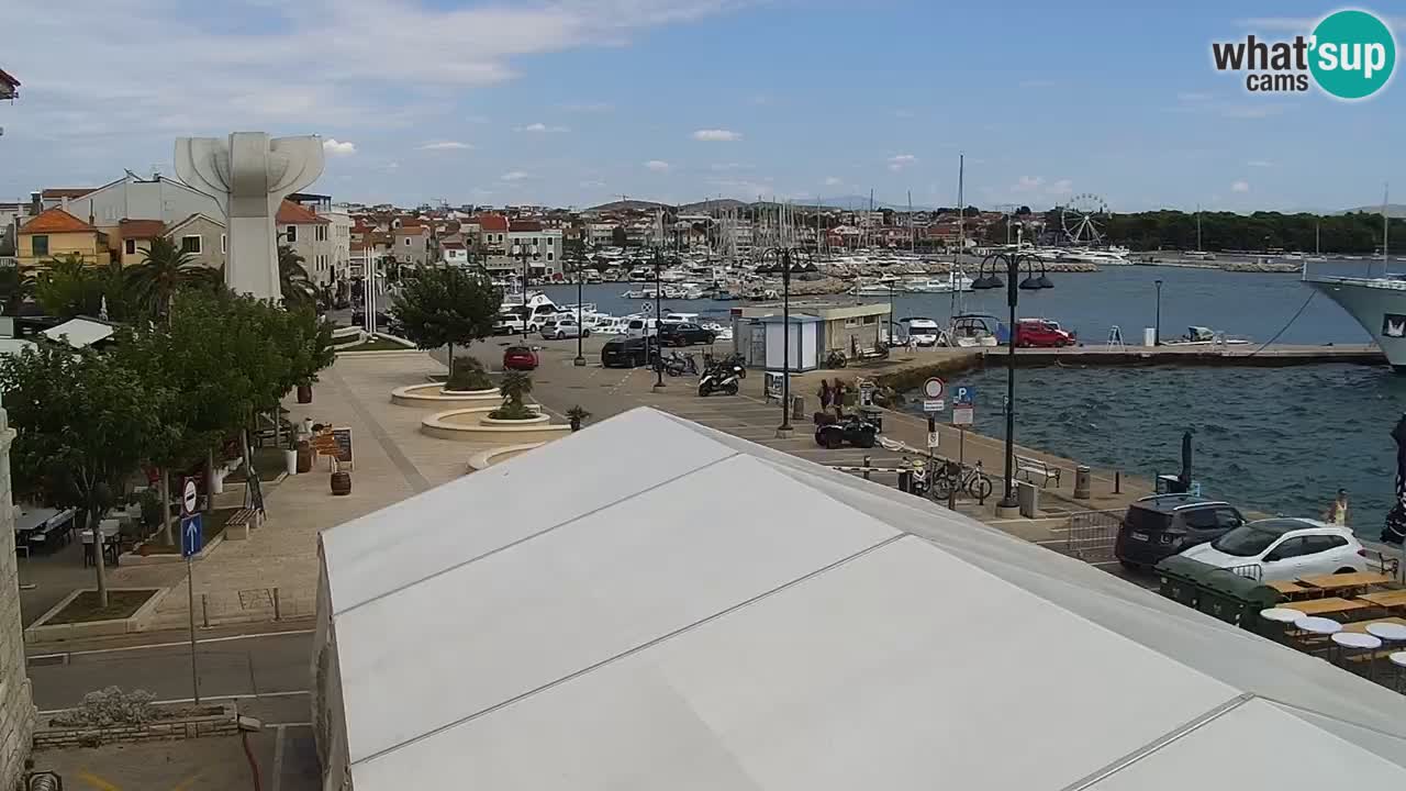 Vodice web kamera – marina i riva