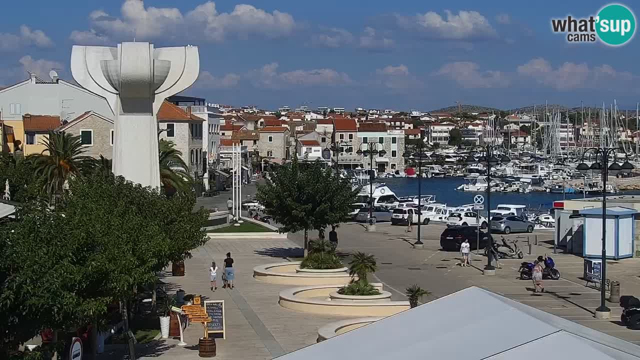 Vodice webcam – marina i meer