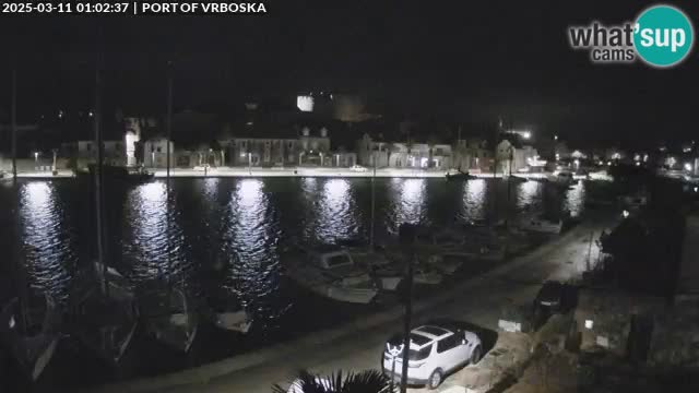 Live webcam Vrboska – Island of Hvar – Dalmatia – Croatia