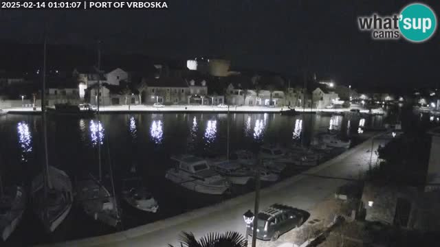 Webcam en direct Vrboska – Île de Hvar – Dalmatie – Croatie