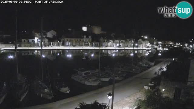 Spletna kamera v živo Vrboska – Otok Hvar – Dalmacija – Hrvaška
