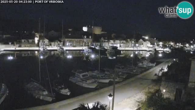 Webcam en direct Vrboska – Île de Hvar – Dalmatie – Croatie