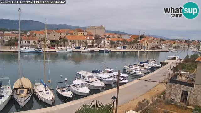 Live webcam Vrboska – Island of Hvar – Dalmatia – Croatia