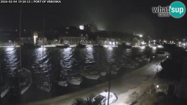 Spletna kamera v živo Vrboska – Otok Hvar – Dalmacija – Hrvaška