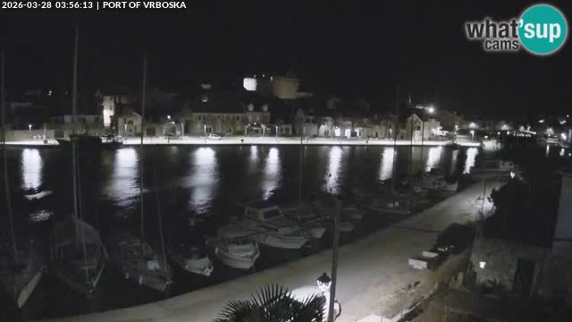 Live webcam Vrboska – Isola di Hvar – Dalmazia – Croazia