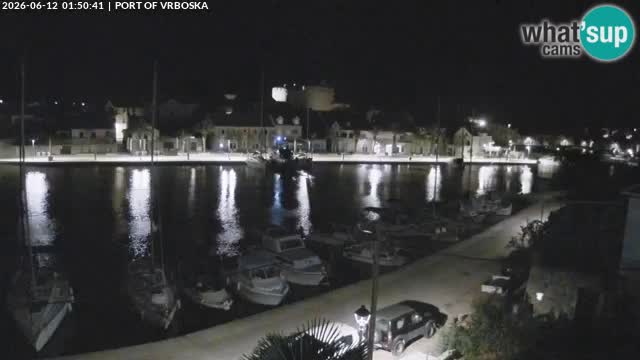 Webcam en direct Vrboska – Île de Hvar – Dalmatie – Croatie