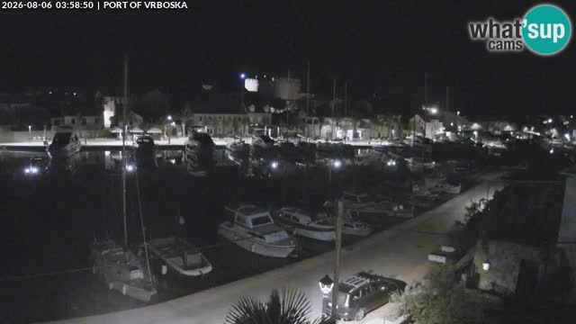 Spletna kamera v živo Vrboska – Otok Hvar – Dalmacija – Hrvaška