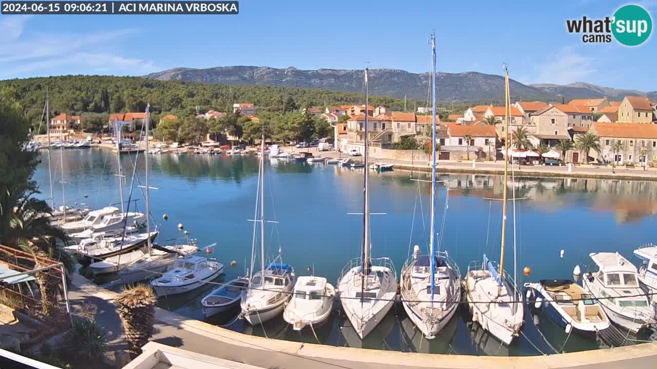 Vrboska livecam | Isola di Hvar | Croazia