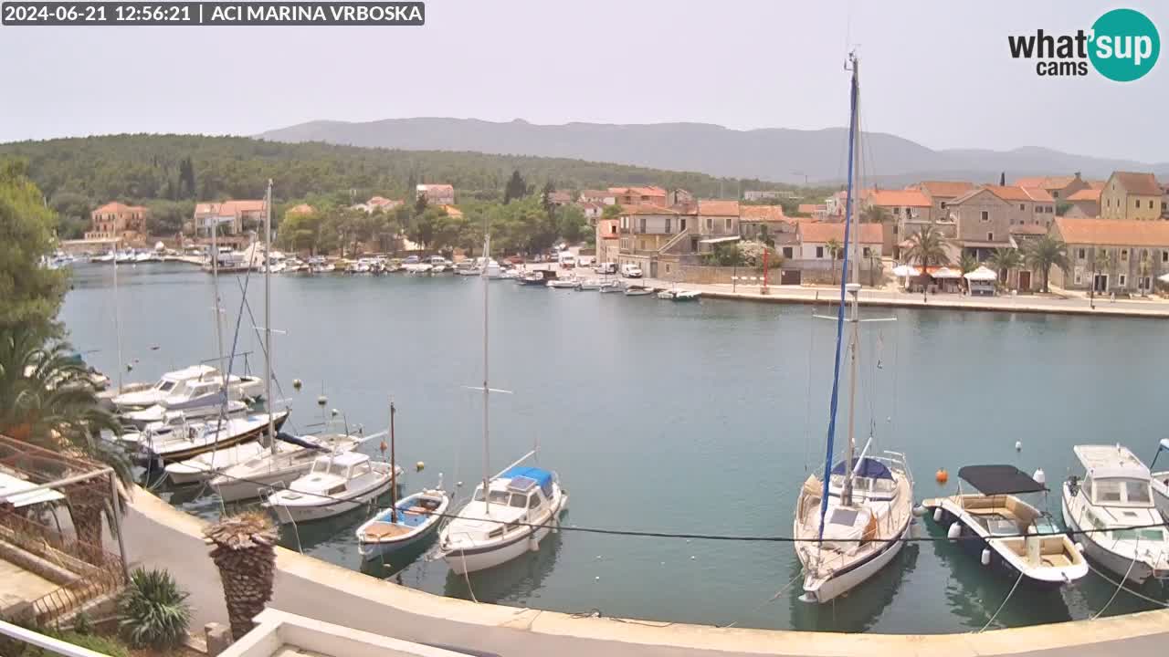 Spletna kamera Vrboska | Otok Hvar | Hrvaška