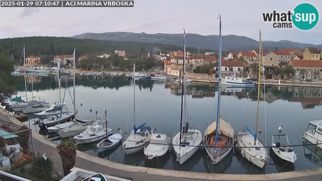 Spletna kamera Vrboska | Otok Hvar | Hrvaška