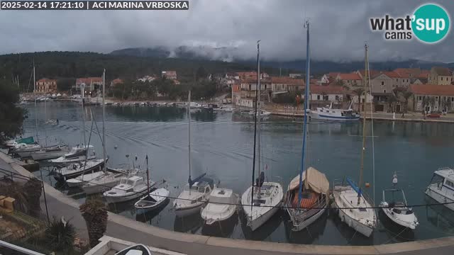 Spletna kamera Vrboska | Otok Hvar | Hrvaška