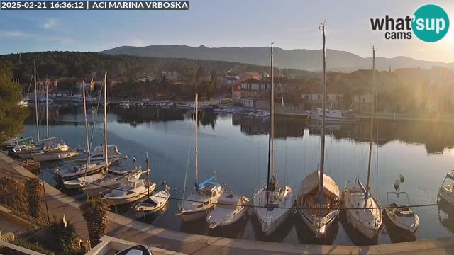 Spletna kamera Vrboska | Otok Hvar | Hrvaška