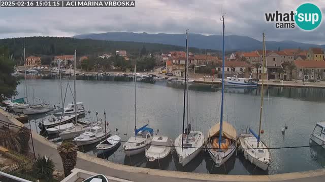 Spletna kamera Vrboska | Otok Hvar | Hrvaška