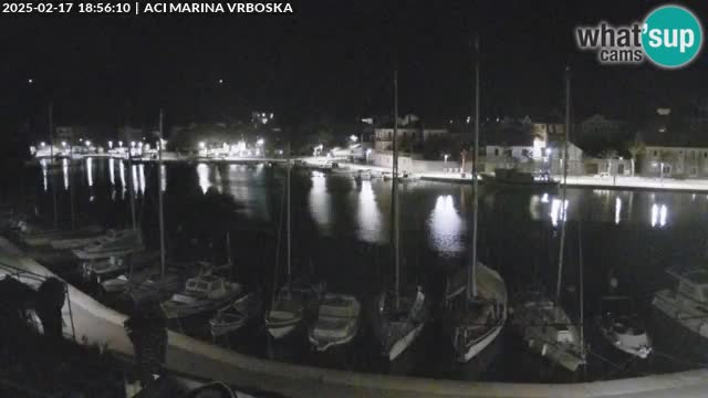 Spletna kamera Vrboska | Otok Hvar | Hrvaška