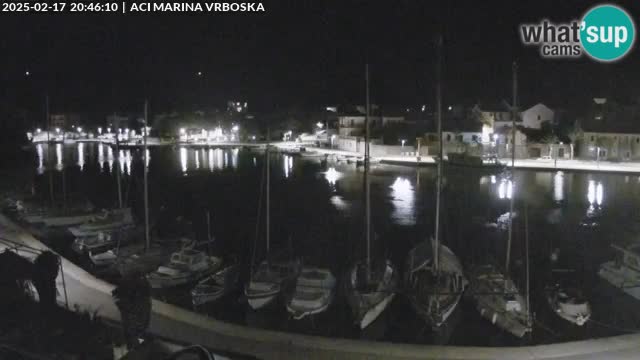 Spletna kamera Vrboska | Otok Hvar | Hrvaška