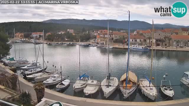 Spletna kamera Vrboska | Otok Hvar | Hrvaška