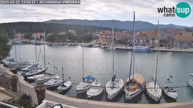 Spletna kamera Vrboska | Otok Hvar | Hrvaška