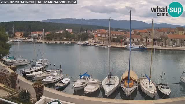 Spletna kamera Vrboska | Otok Hvar | Hrvaška