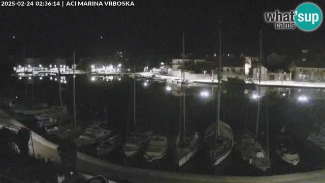 Spletna kamera Vrboska | Otok Hvar | Hrvaška